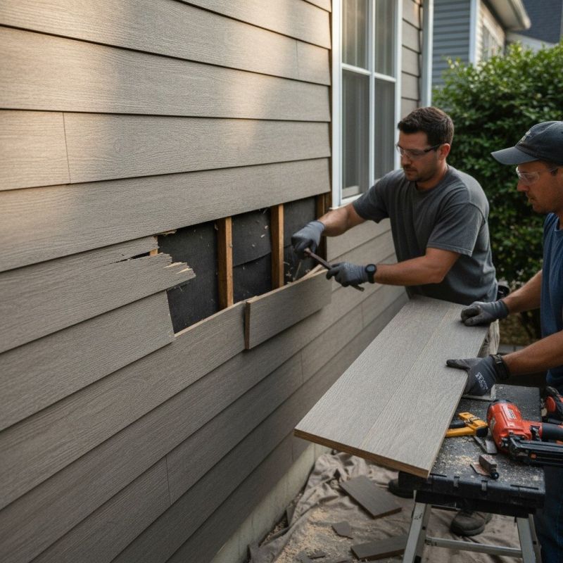 Local Exterior Molding Repair pros at work